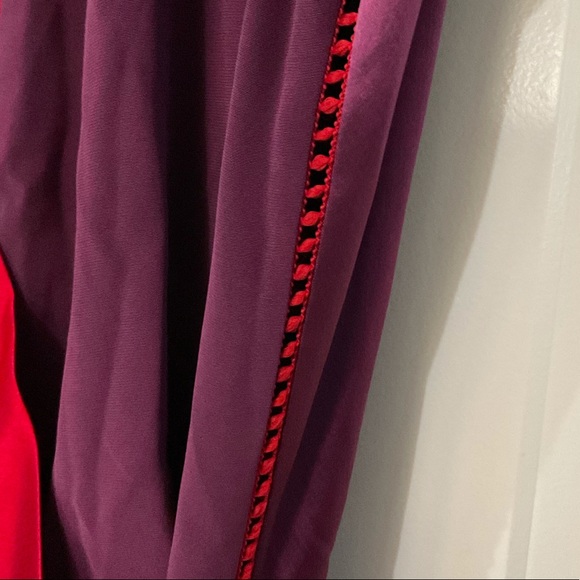 Denis Gagnon Short Kimono Dress, size M, color - purple and red - Picture 8 of 9